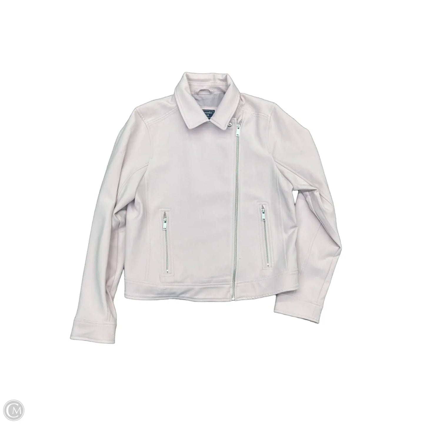 Athletic Jacket By Abercrombie And Fitch In Purple, Size: L