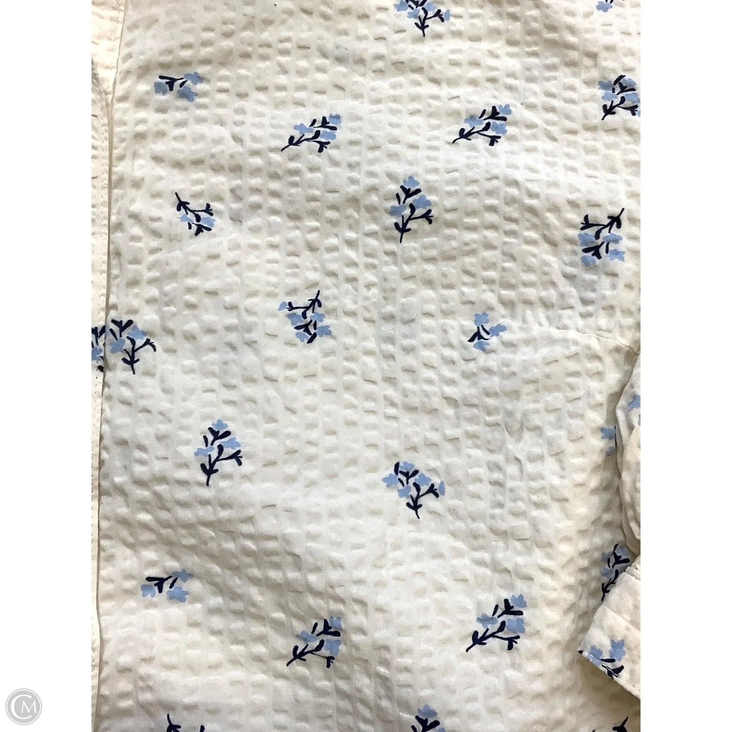 Top 3/4 Sleeve By Clothes Mentor In Cream, Size: L