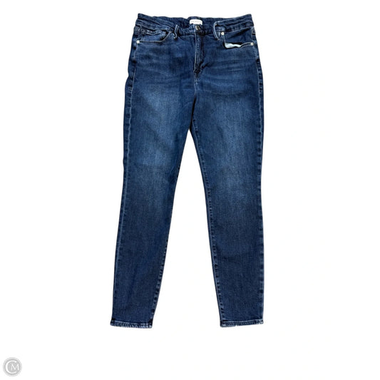 Jeans Skinny By Good American In Blue, Size: 14