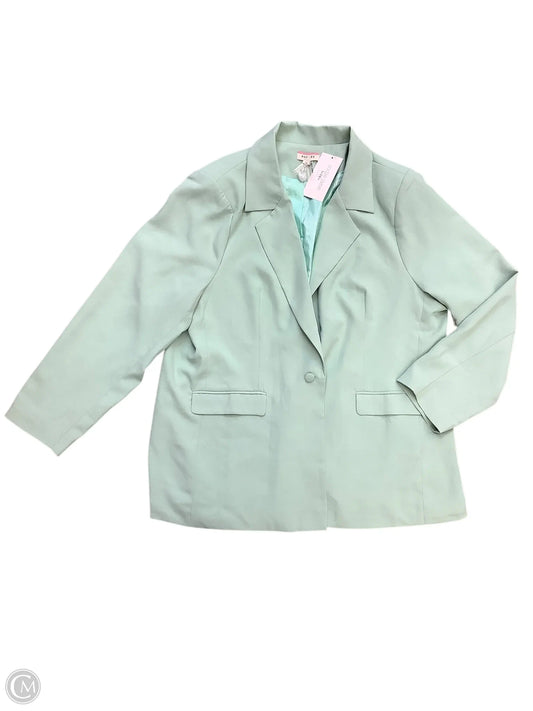 Blazer By Andree By Unit In Green, Size: 2x