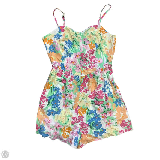 Romper By Old Navy In Floral Print, Size: L