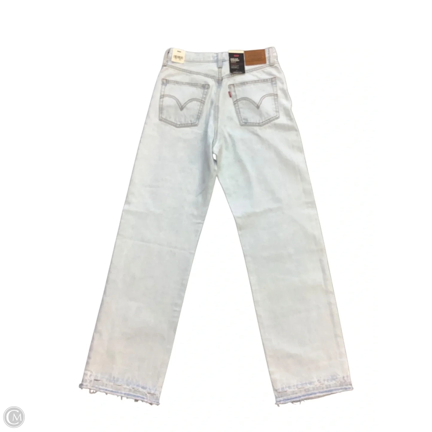 Jeans Wide Leg By Levis In Blue Denim, Size: 8(29x31)