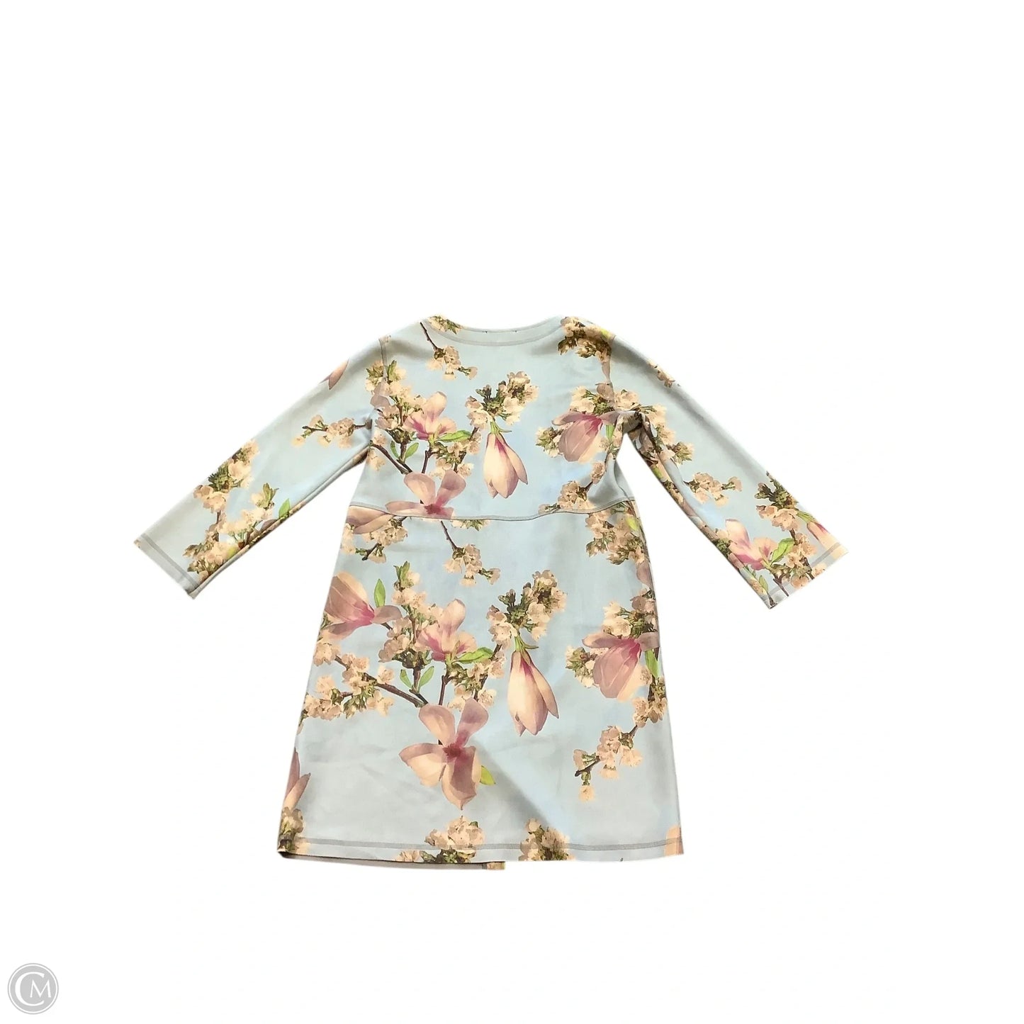 Cardigan By Joan Vass In Floral Print, Size: M