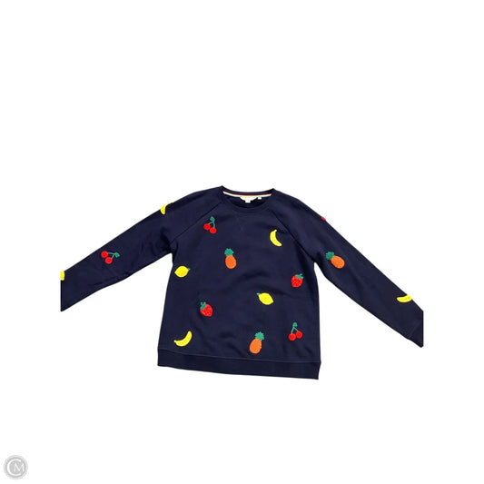 Sweatshirt Crewneck By Boden In Navy, Size: M