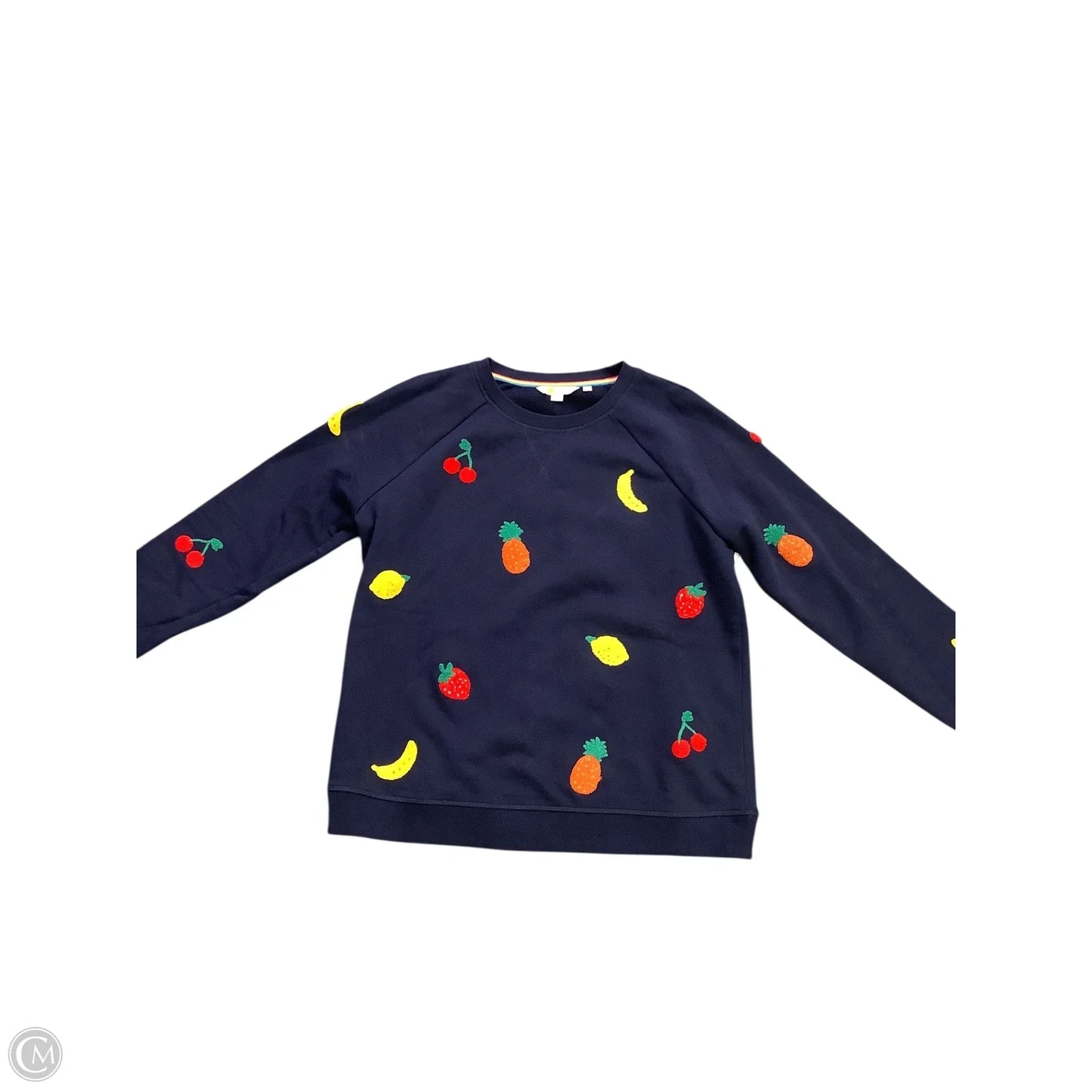 Sweatshirt Crewneck By Boden In Navy, Size: M
