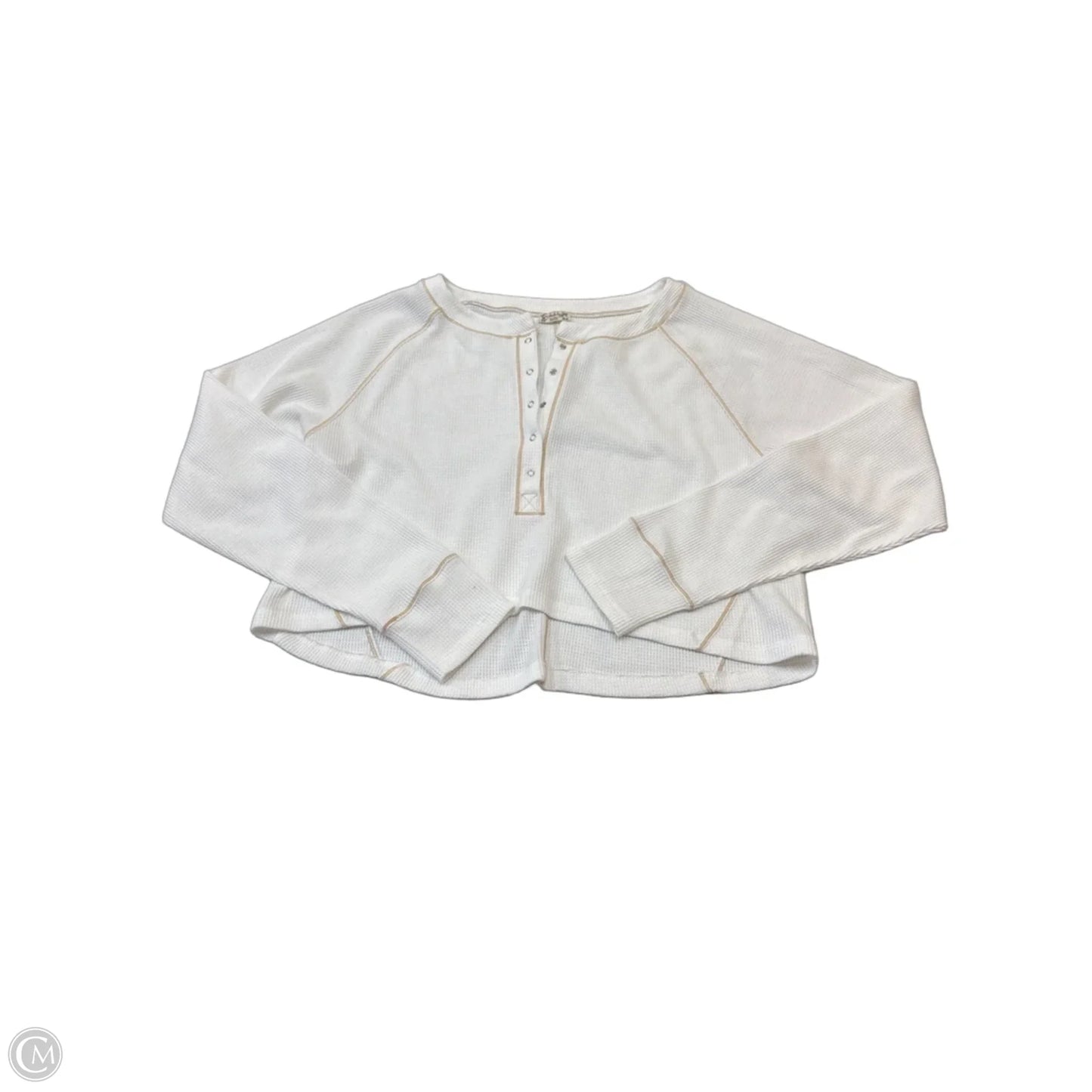Top Long Sleeve By Free People In White, Size: S