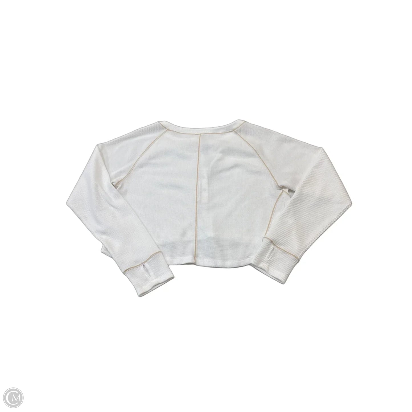 Top Long Sleeve By Free People In White, Size: S