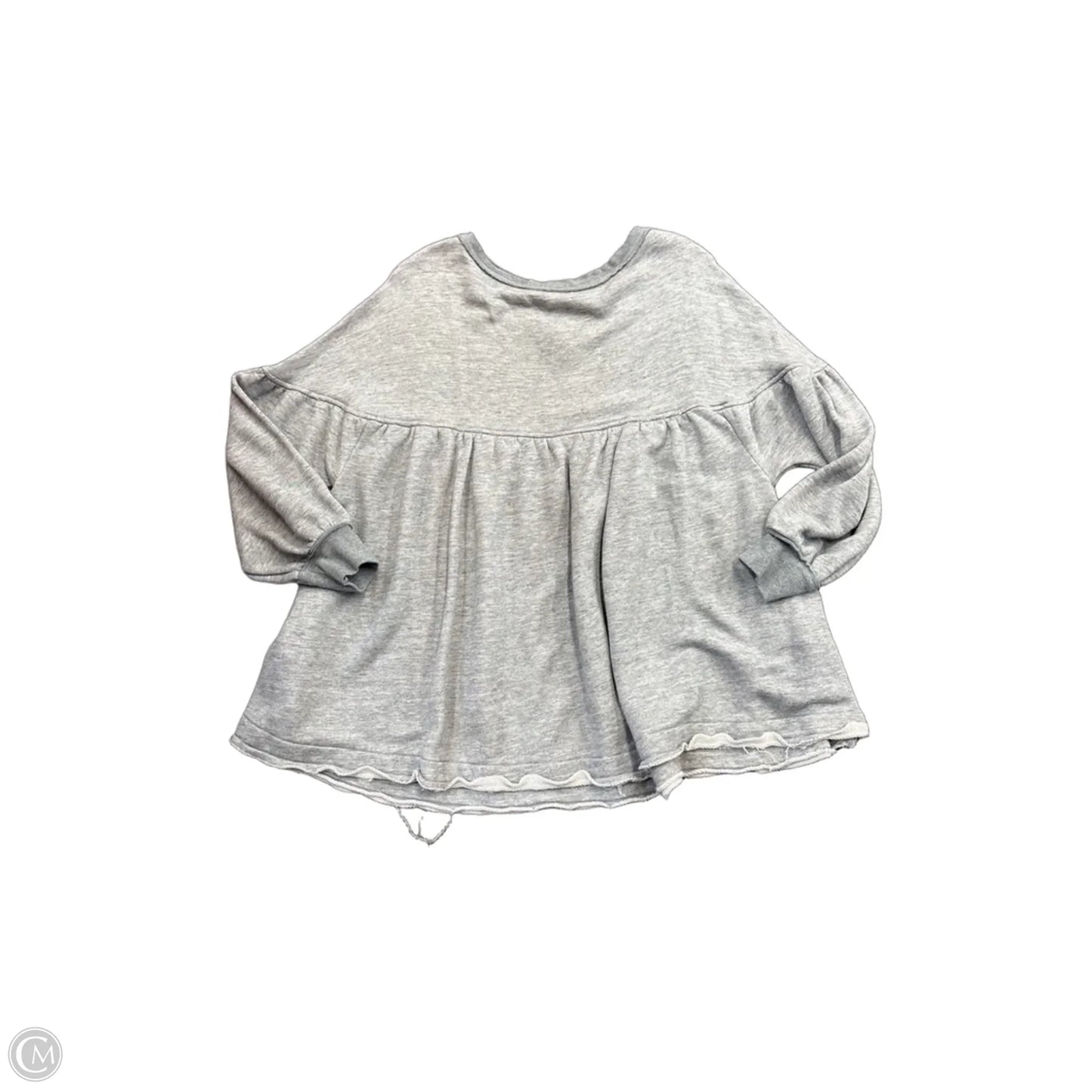 Tunic Long Sleeve By Free People In Grey, Size: Xs