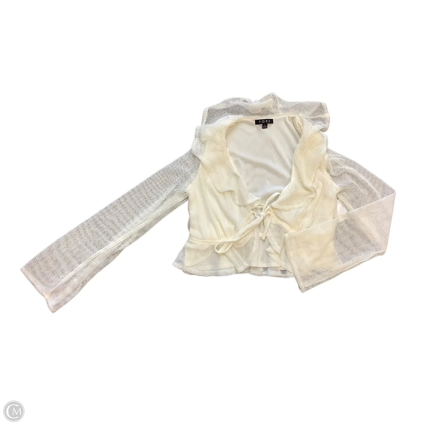 Skirt Set 2pc By Fore In Cream, Size: L