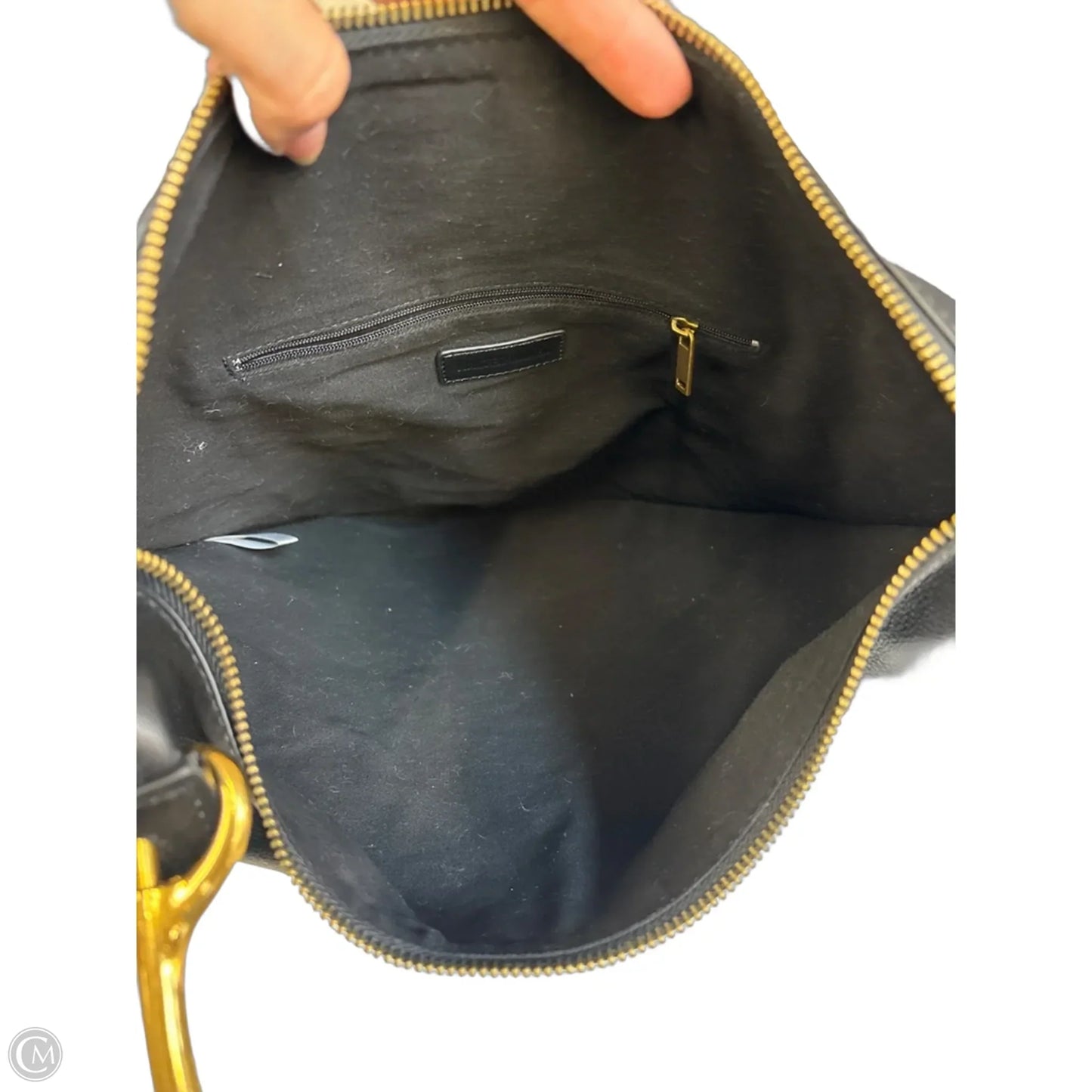 Handbag Leather By Walter Baker, Size: Large
