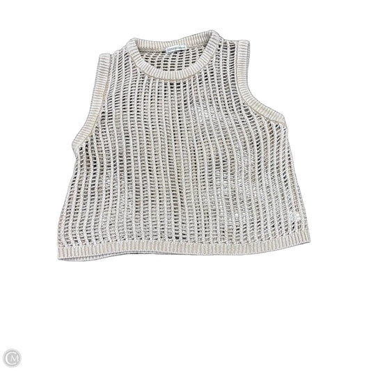 Vest Sweater By Zenana In Tan, Size: S