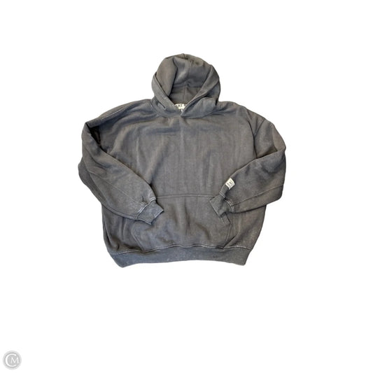 Sweatshirt Hoodie By Clothes Mentor In Grey, Size: L