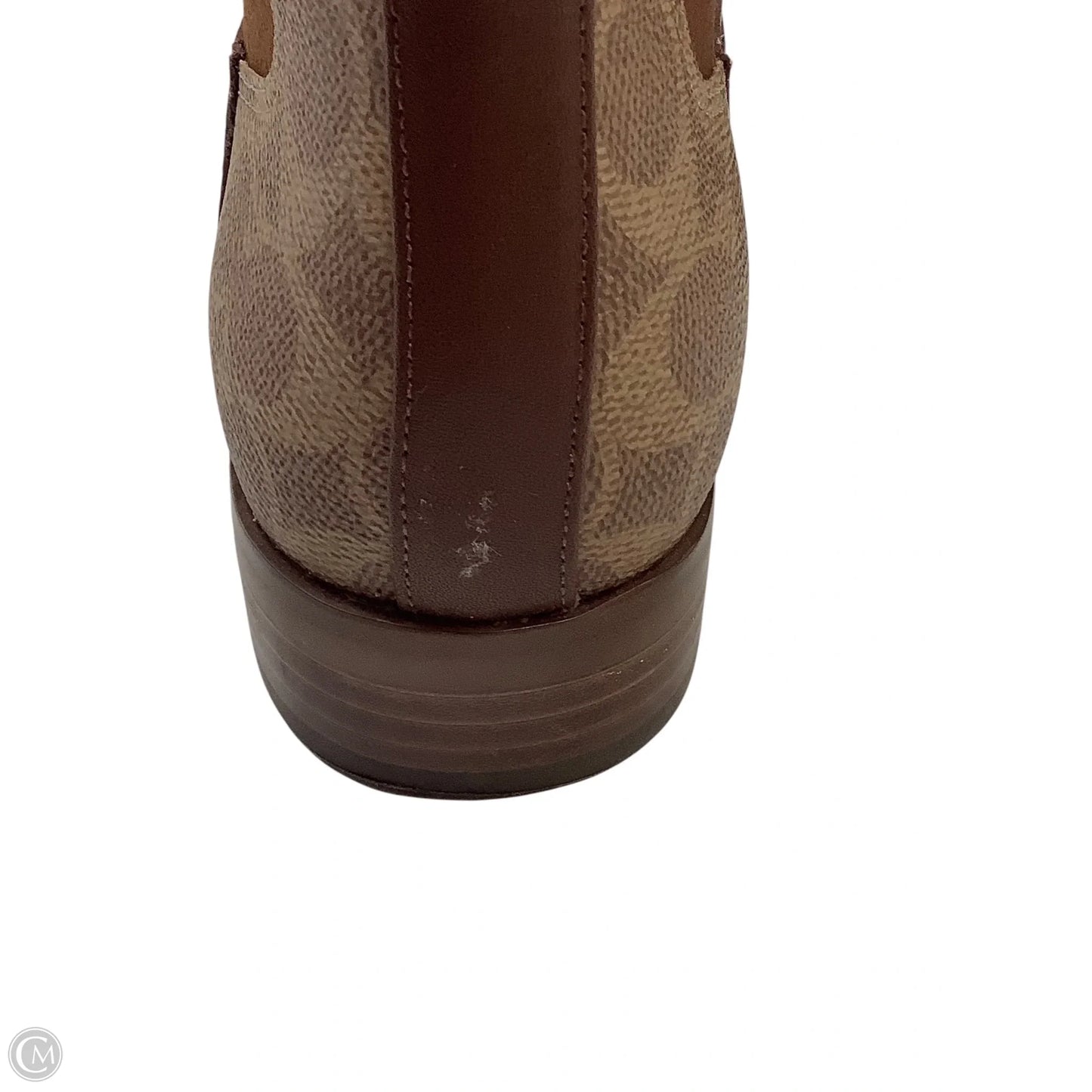 Boots Designer By Coach In Brown, Size: 8
