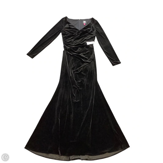 Dress Party Long By Vince Camuto In Black, Size: 10