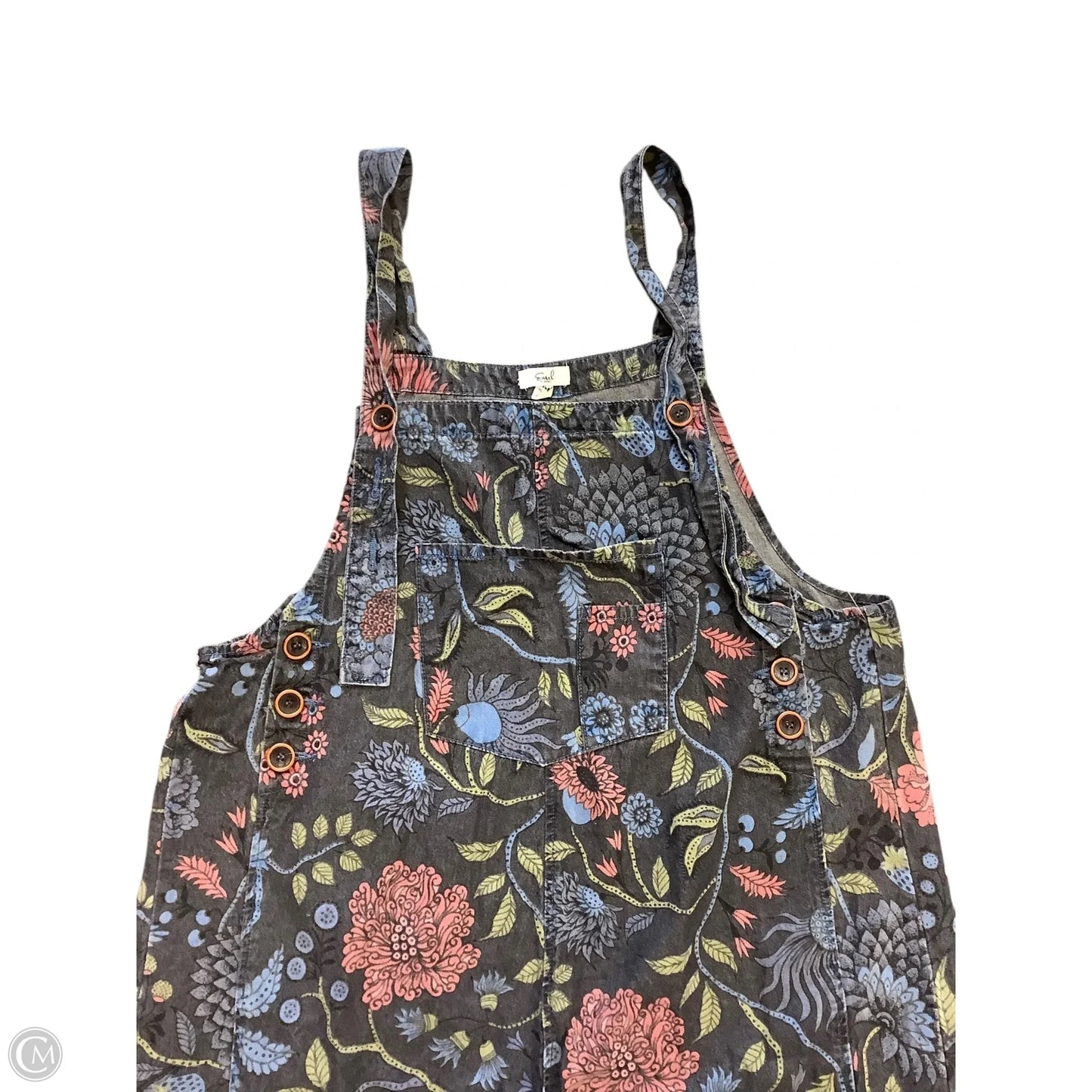Overalls By Easel In Black & Blue, Size: L