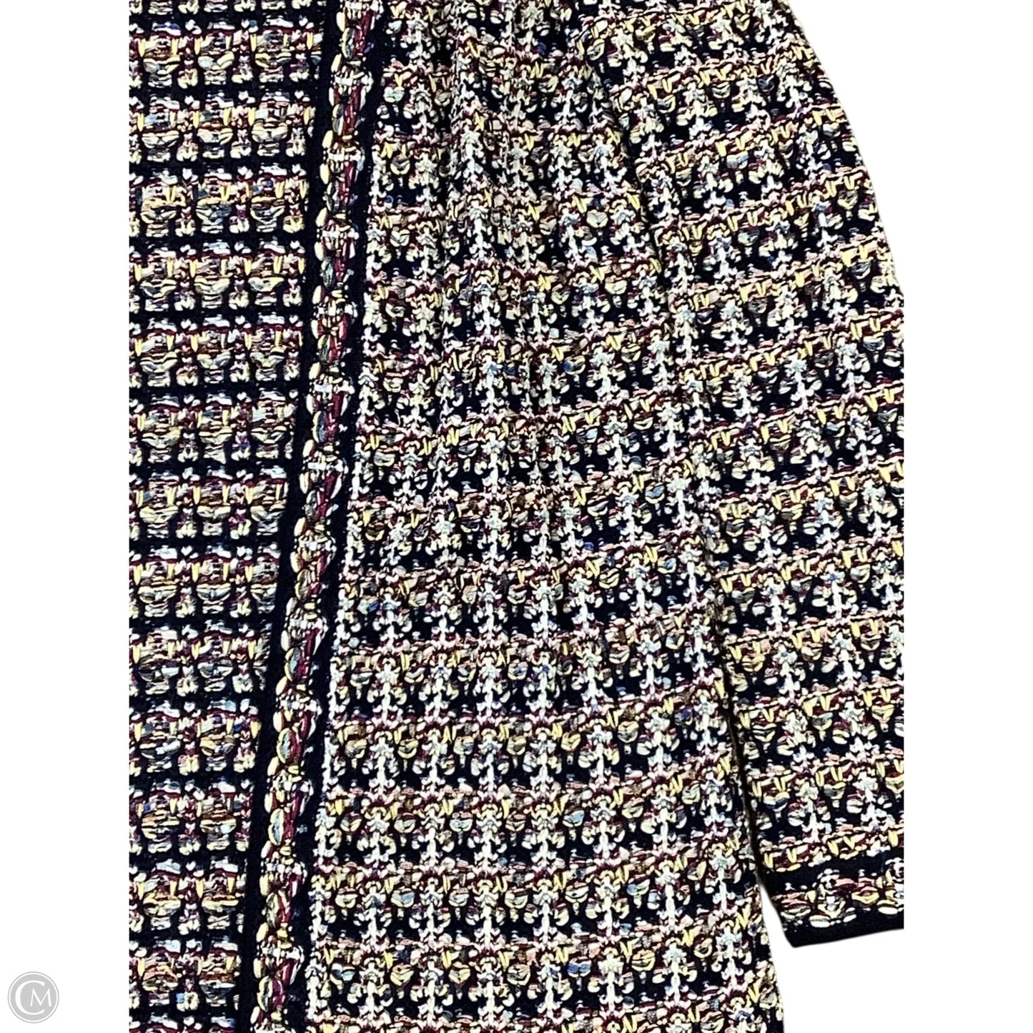Sweater Cardigan Luxury Designer By St John Collection In Multi-colored, Size: 8