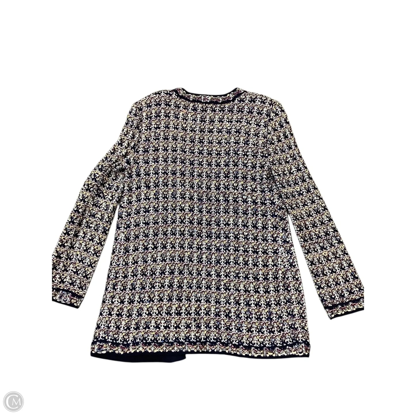 Sweater Cardigan Luxury Designer By St John Collection In Multi-colored, Size: 8