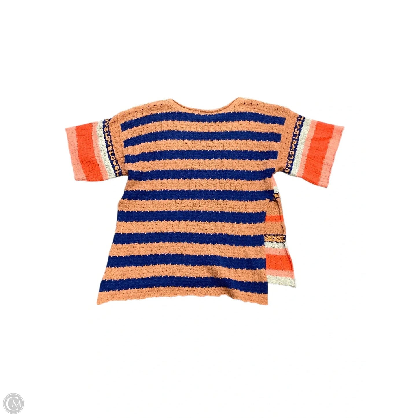 Sweater By Free People In Blue & Orange, Size: Xs