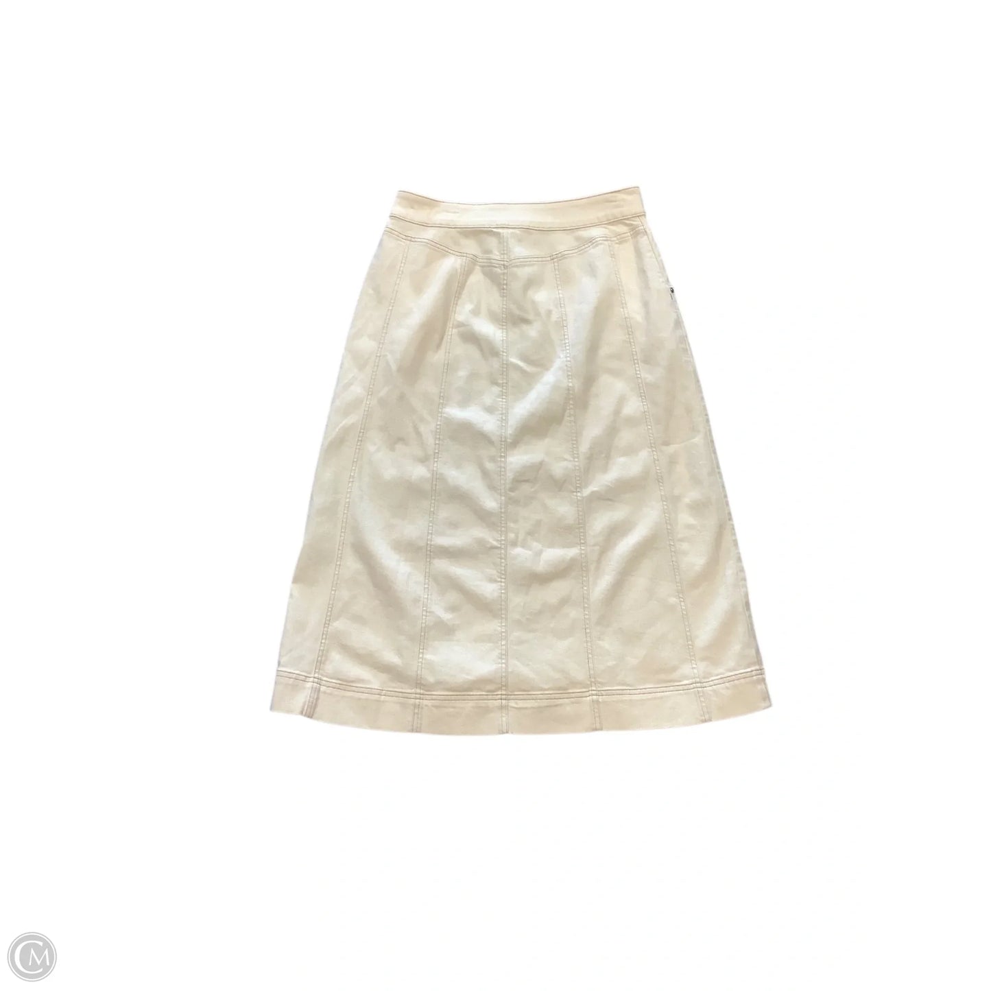 Skirt Maxi By Chicos In Cream, Size: 8