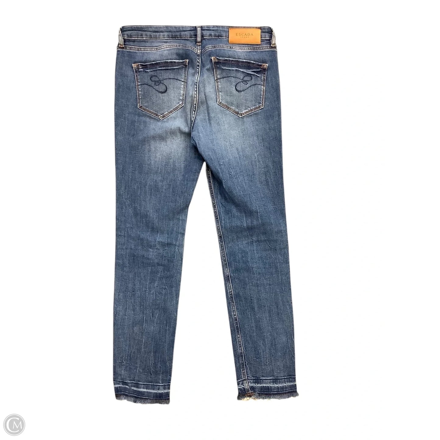 Jeans Designer By Escada In Blue Denim, Size: 6 (36)