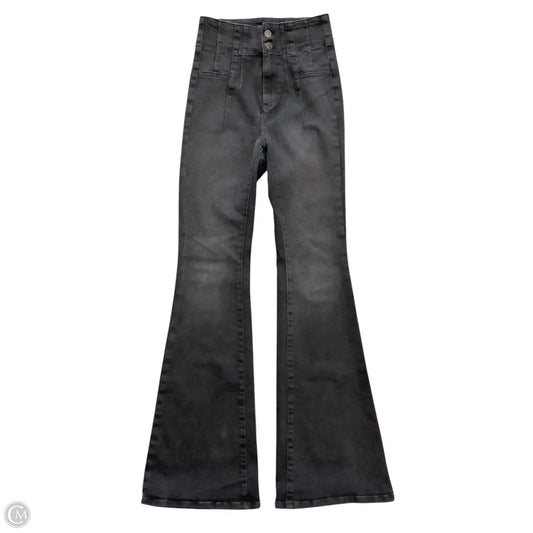 Jeans Flared By We The Free In Black Denim, Size: 2(26)