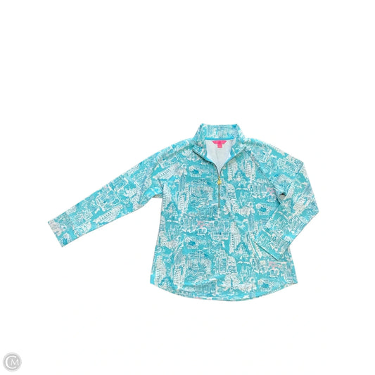 Top Long Sleeve Designer By Lilly Pulitzer In Blue, Size: Xl