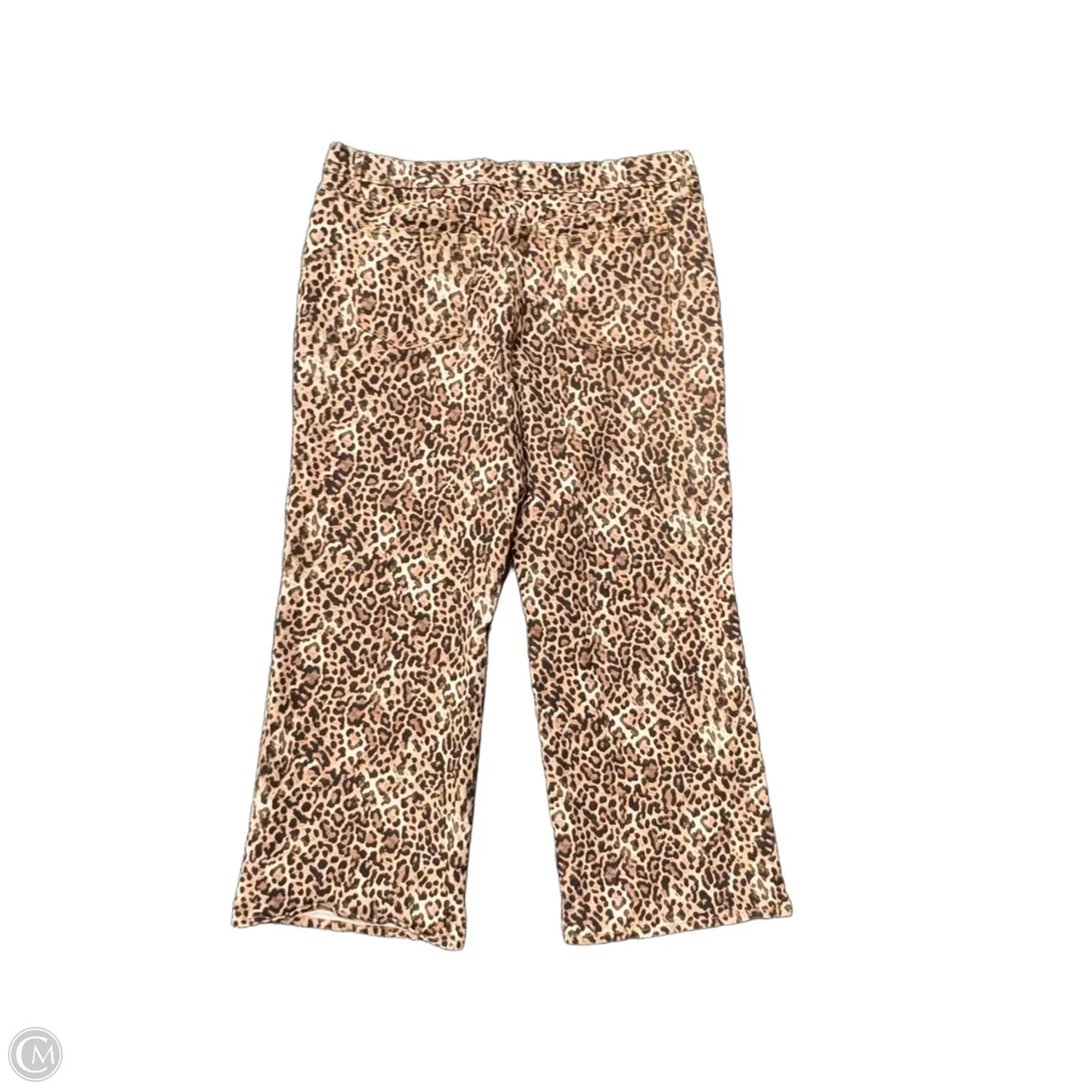 Jeans Wide Leg By Loft In Animal Print, Size: 18