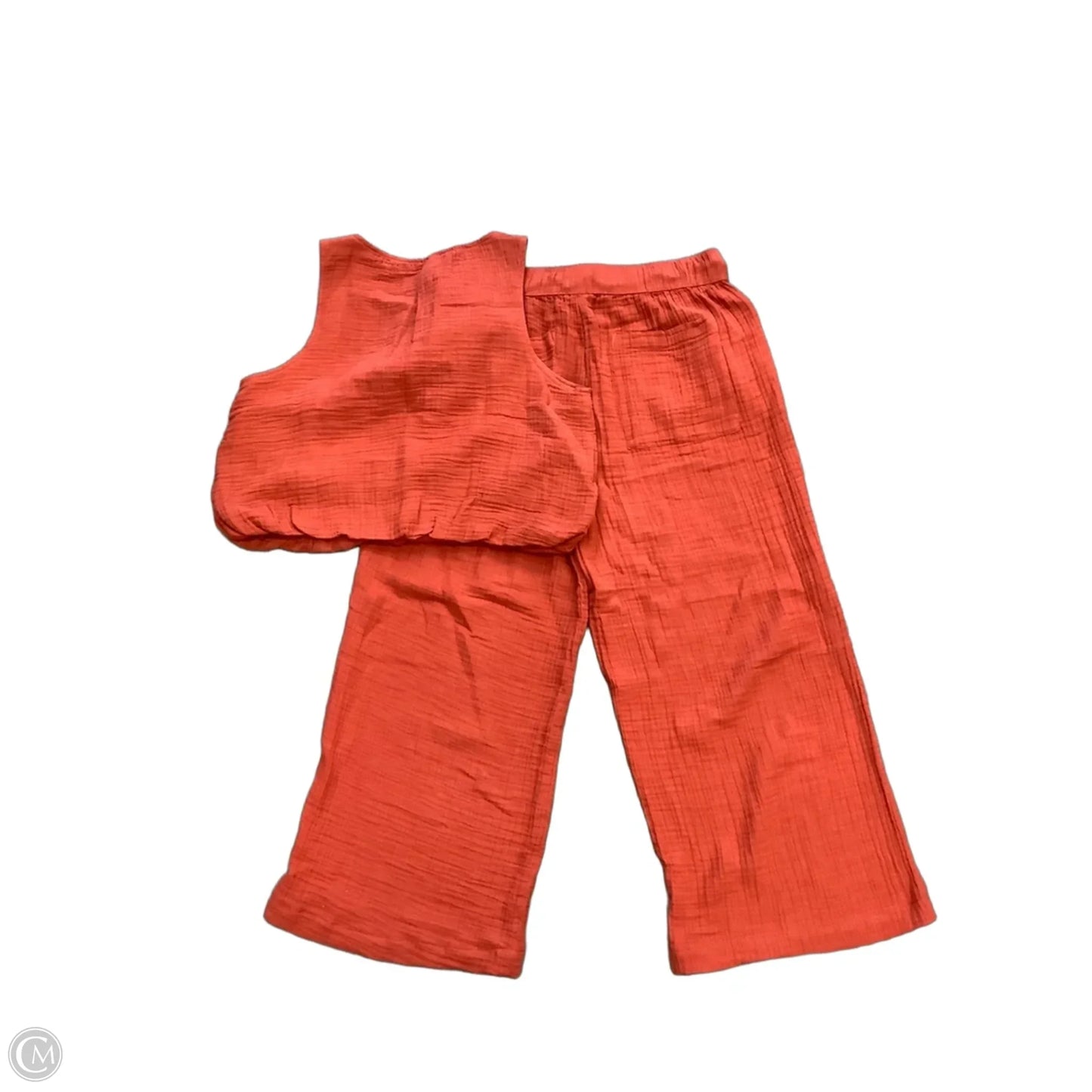 Pants Set 2pc By Loft In Orange, Size: M