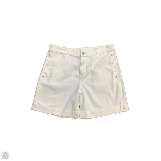 Shorts By Chicos In White Denim, Size: 8