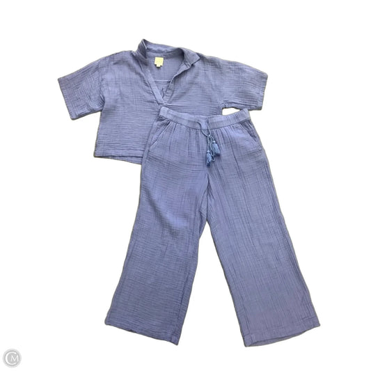 Pants Set 2pc By Loft In Blue, Size: M