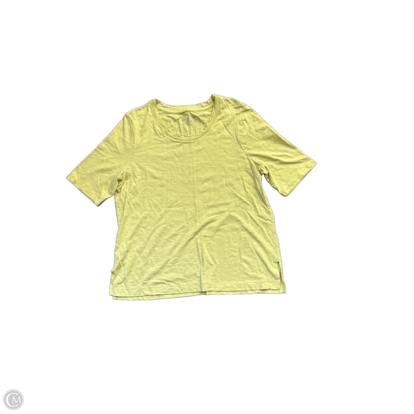 Top Short Sleeve By Chicos In Green, Size: L