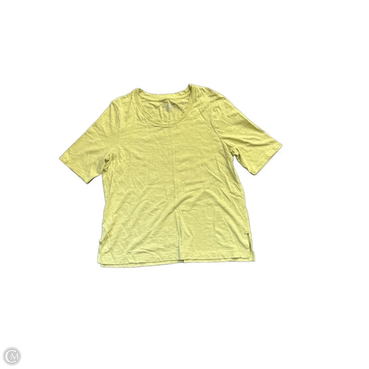Top Short Sleeve By Chicos In Green, Size: L