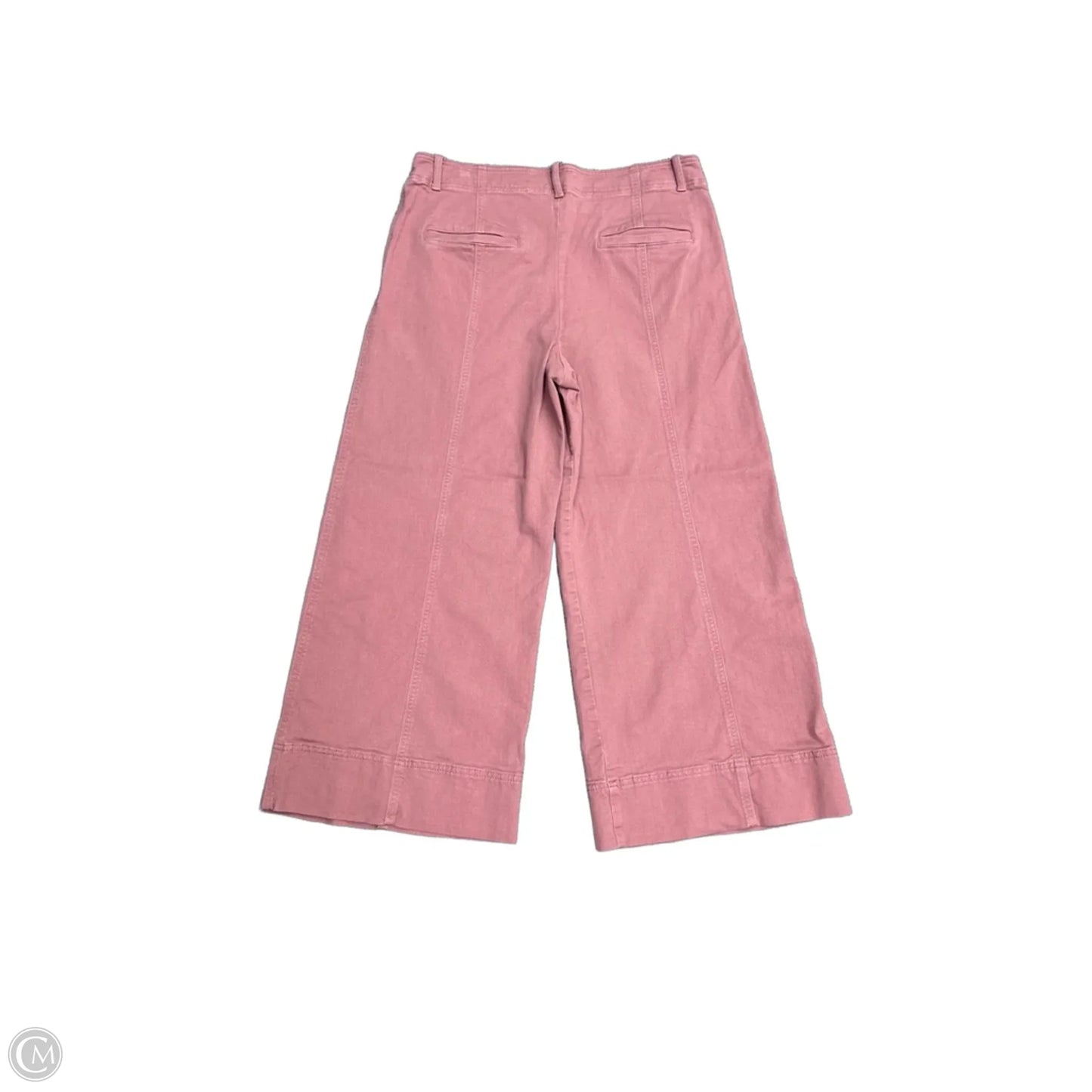 Jeans Wide Leg By Loft In Pink, Size: 12