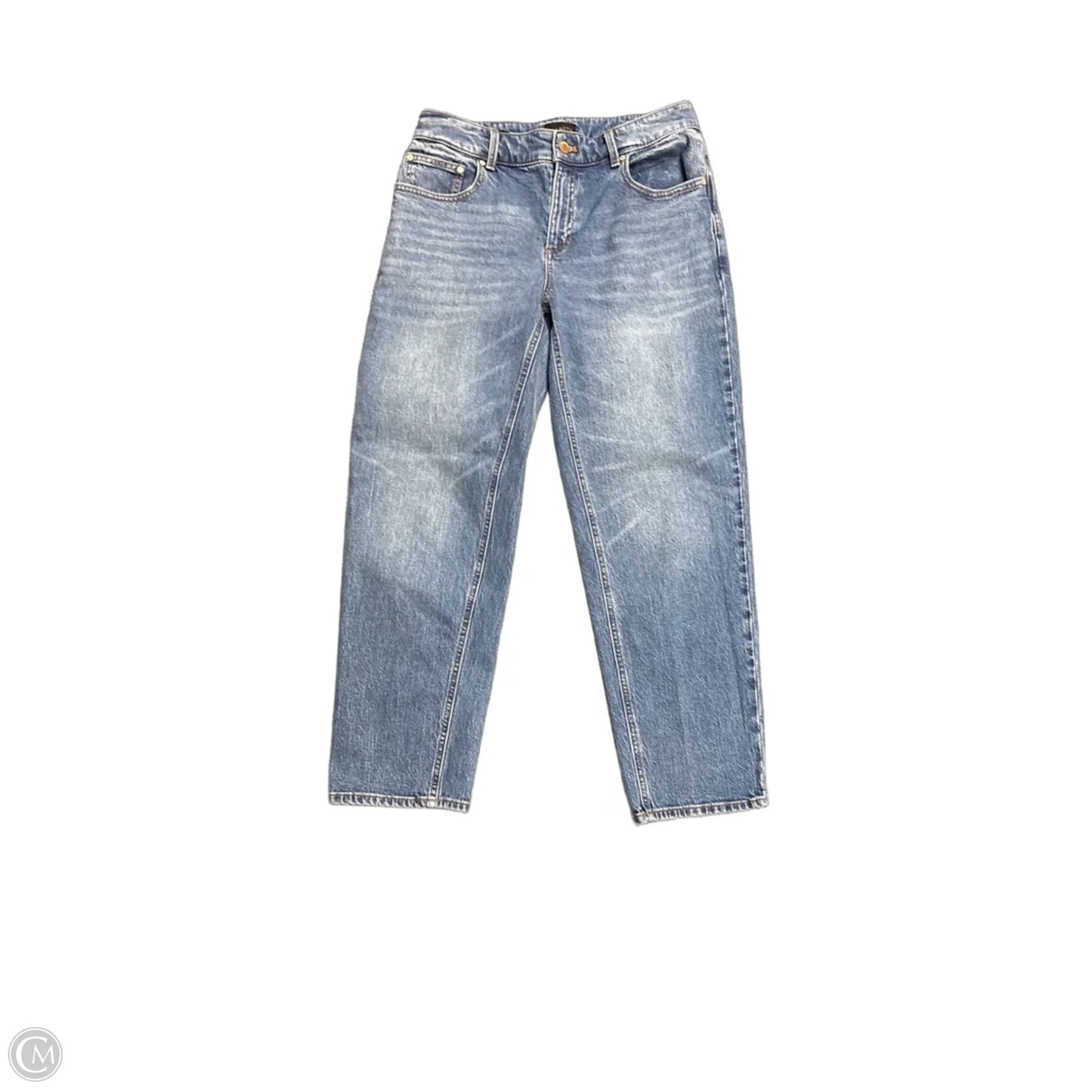 Jeans Straight By Talbots In Blue Denim, Size: 6