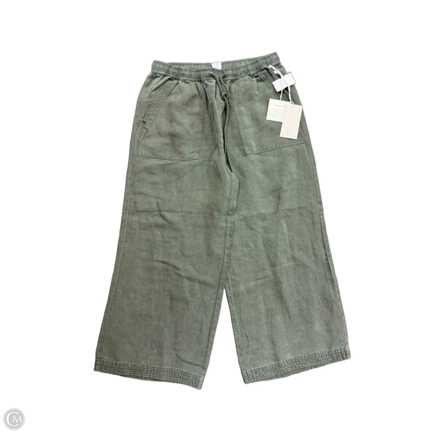Pants Linen By Joie In Green, Size: L