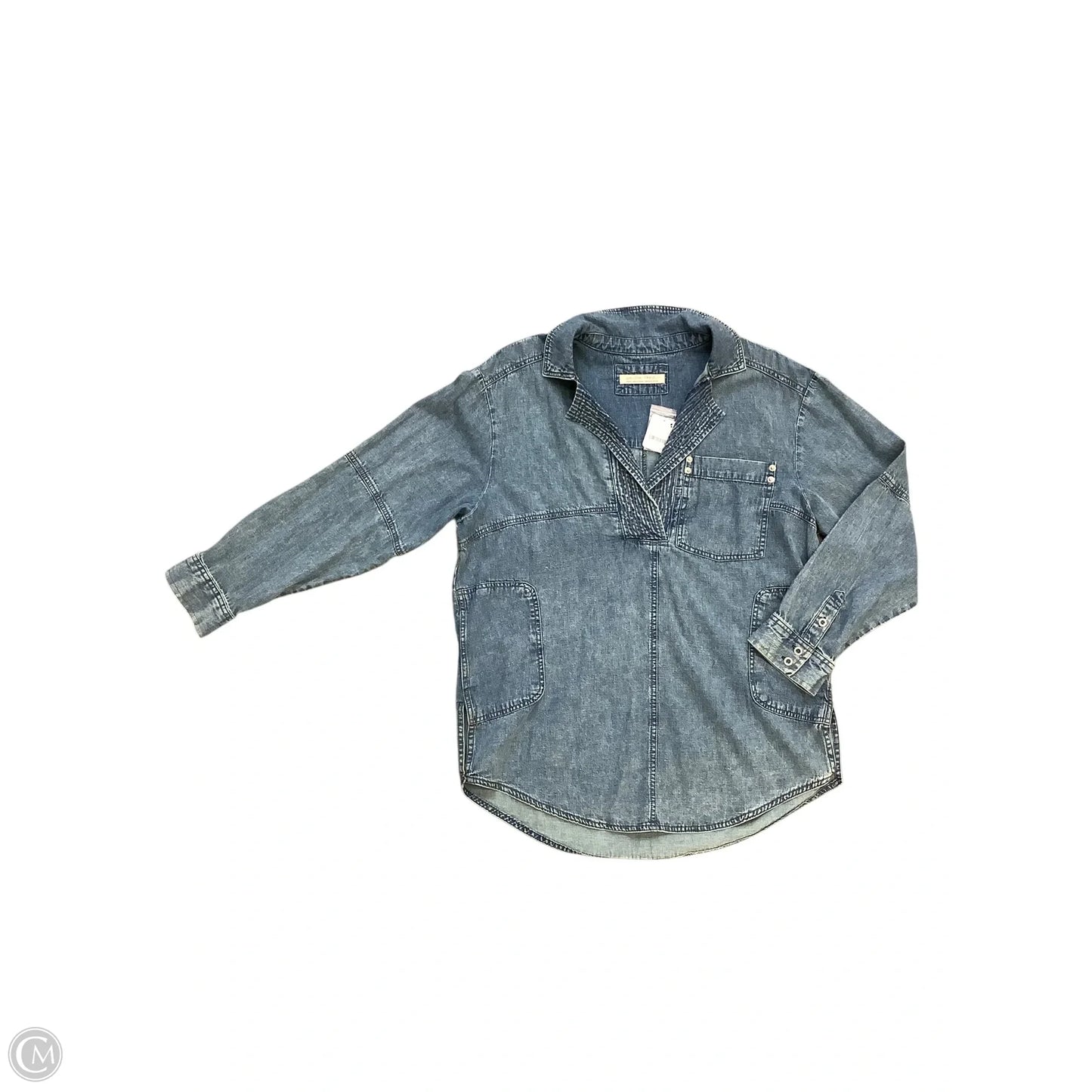 Top Long Sleeve By We The Free In Blue, Size: S