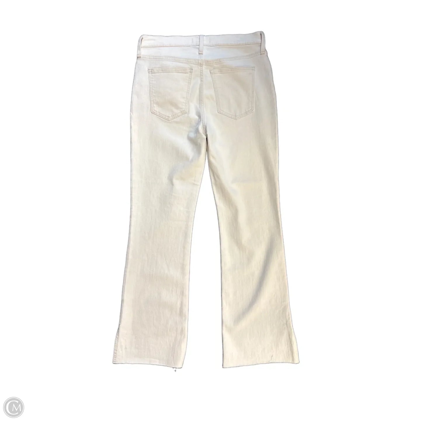 Jeans Flared By Madewell In White, Size: 6