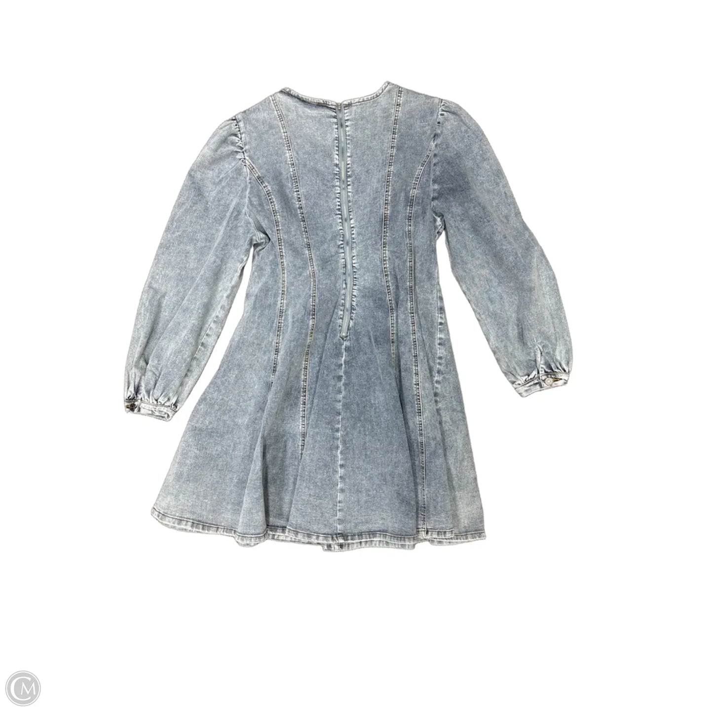 Dress Casual Midi By Flying Tomato In Blue, Size: 3x