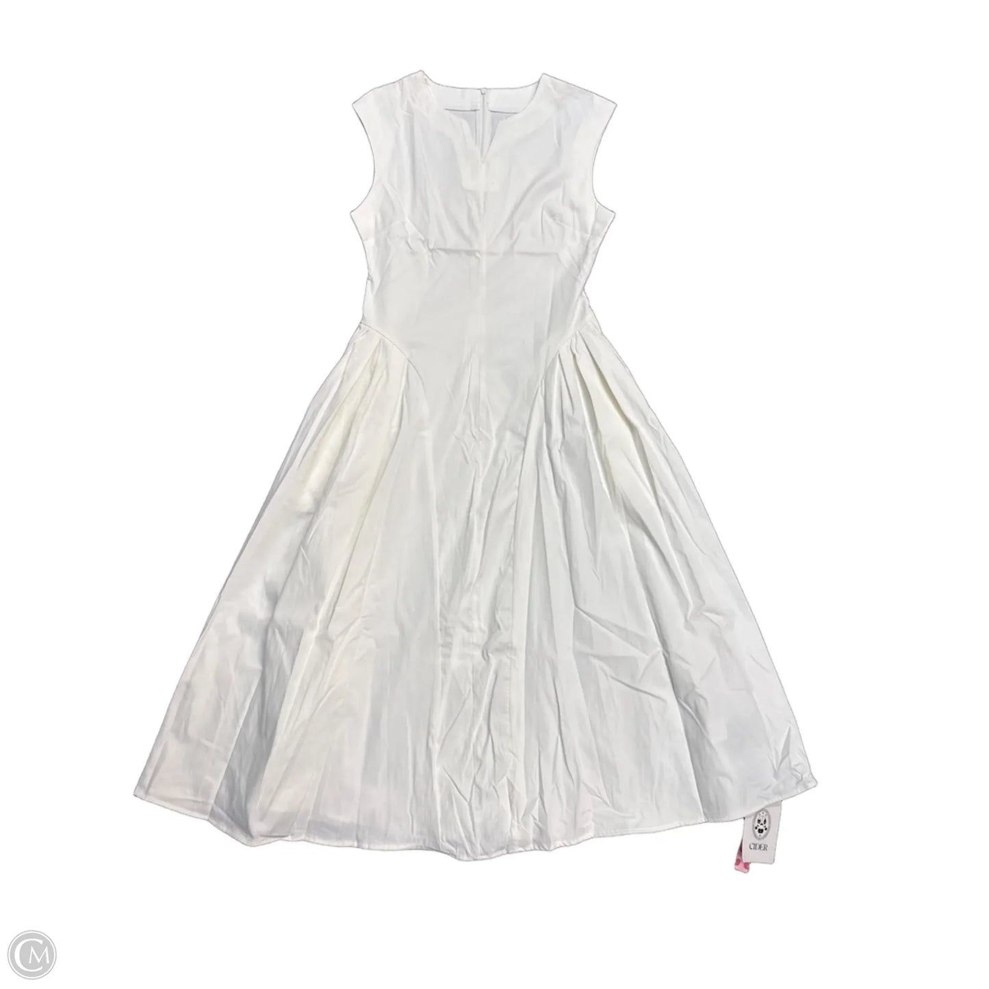 Dress Casual Maxi By Cider In White, Size: M