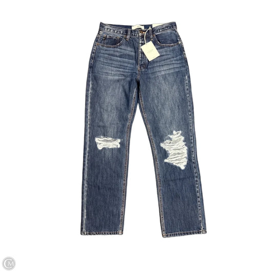 Jeans Wide Leg By Kancan In Blue, Size: L