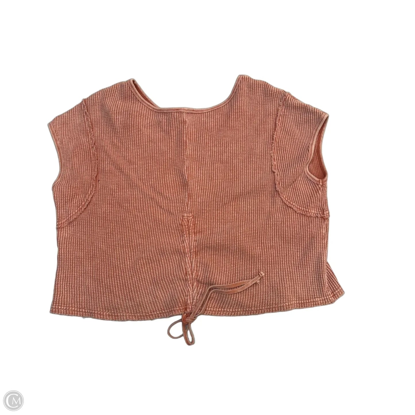 Top Short Sleeve By Easel In Orange, Size: Medium