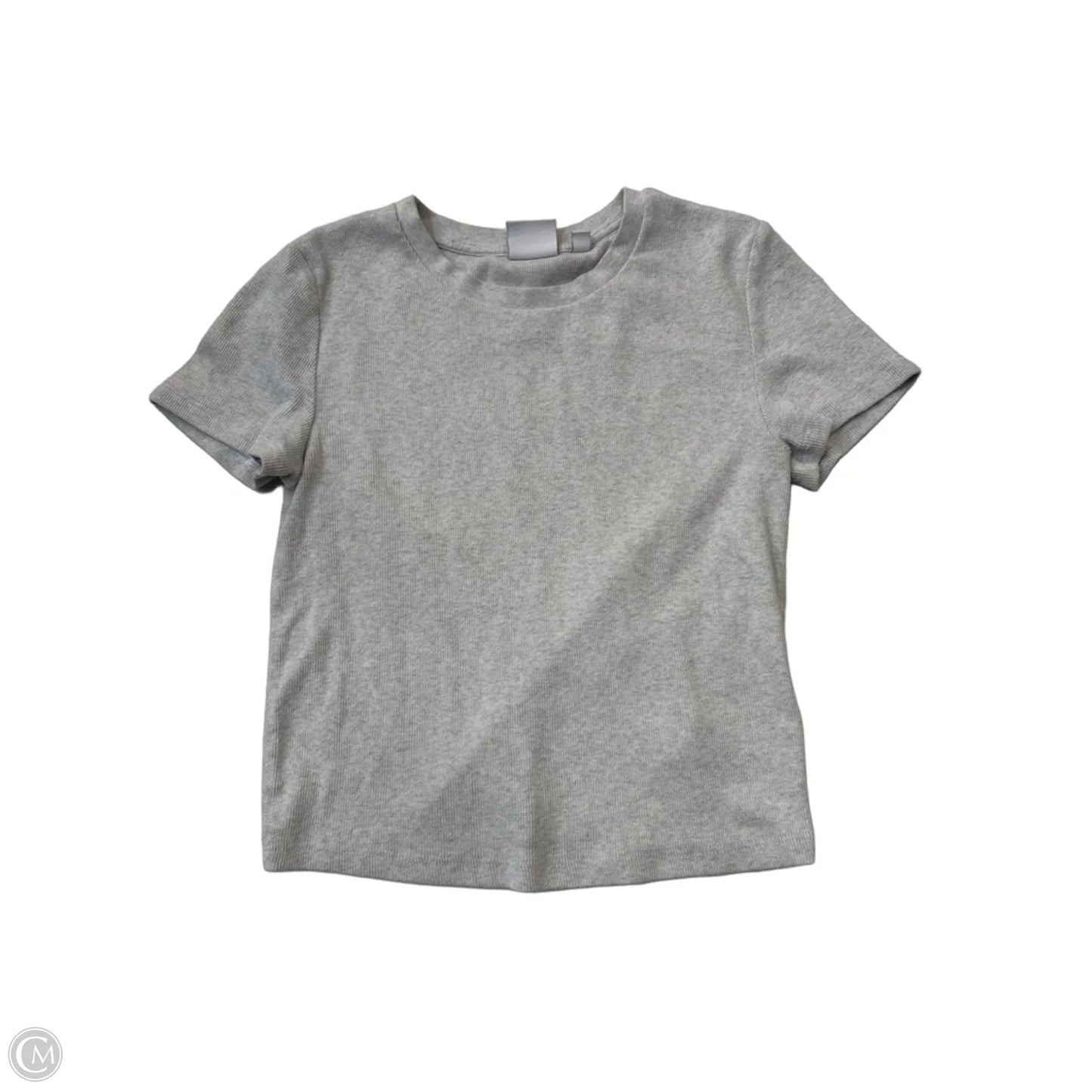 Top Short Sleeve By Tna In Grey, Size: S