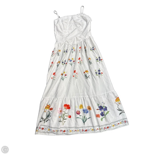 Dress Casual Maxi By Clothes Mentor In White, Size: M