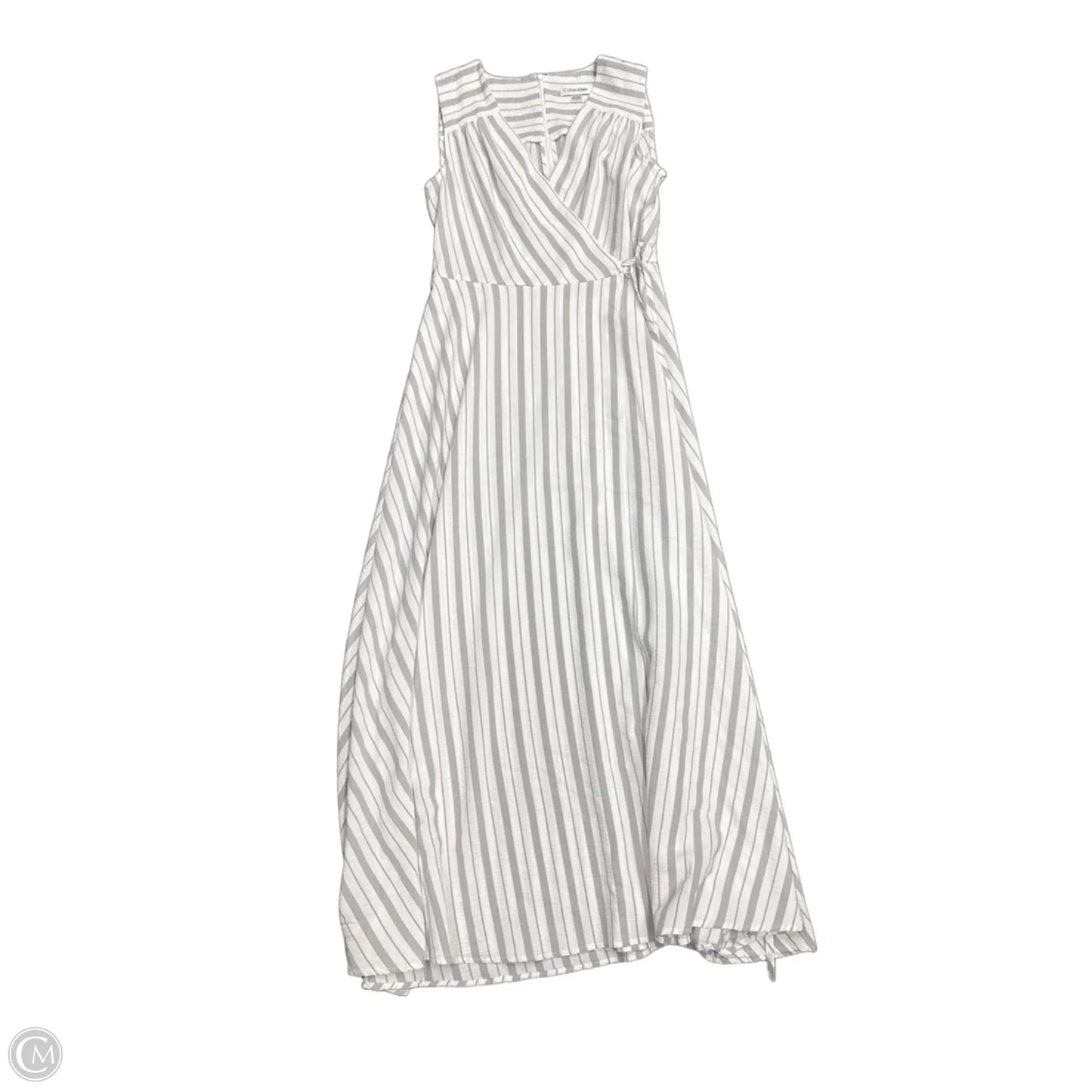 Jumpsuit By Calvin Klein In Striped Pattern, Size: 6