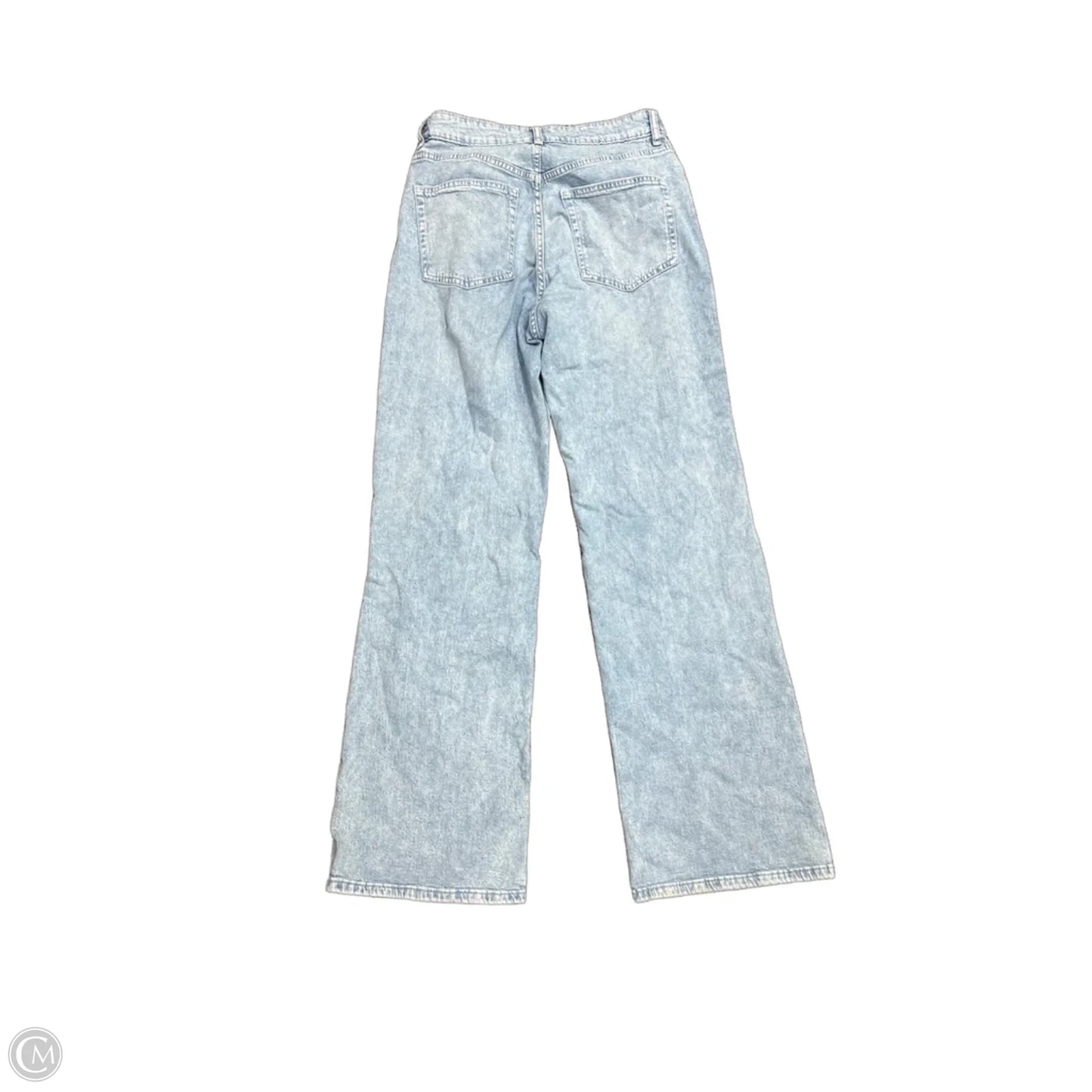 Jeans Wide Leg By H&m In Blue, Size: 8