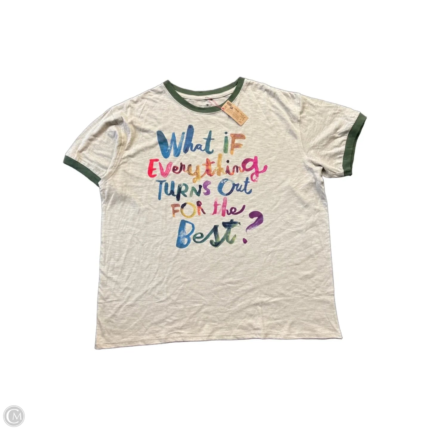 Top Short Sleeve By Natural Life In Brown, Size: S