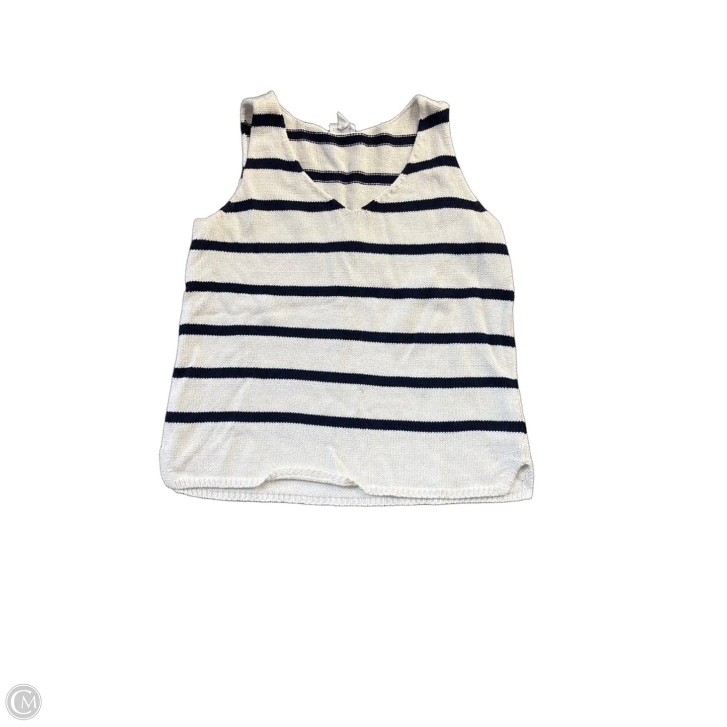 Top Sleeveless By Clothes Mentor In Striped Pattern, Size: M