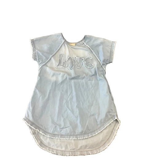 Dress Casual Midi By Clothes Mentor In Blue, Size: Osfm