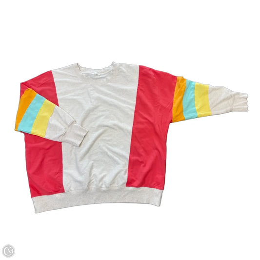 Sweatshirt Crewneck By Maurices In Multi-colored, Size: 2x