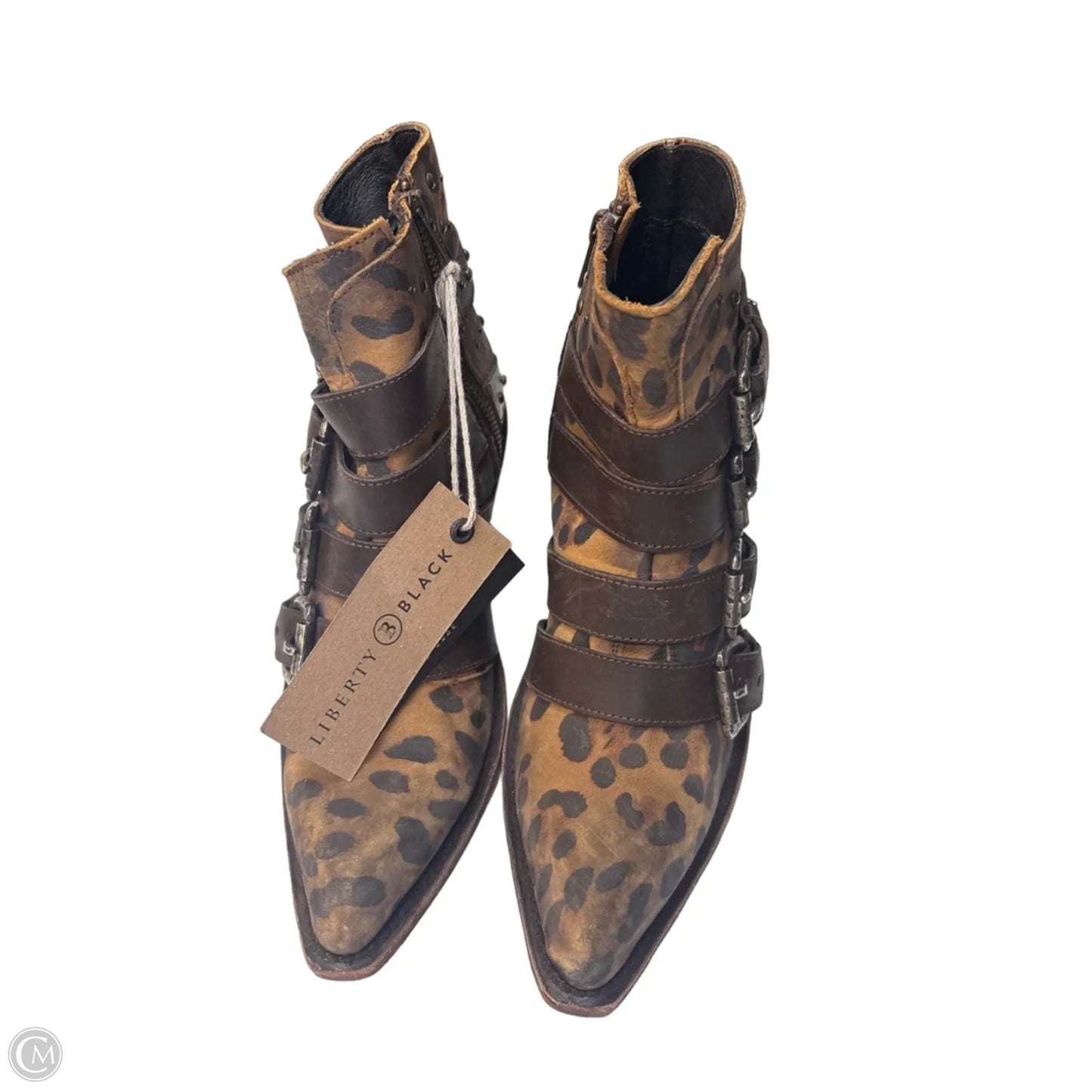 Boots Leather By Cma In Leopard Print, Size: 9